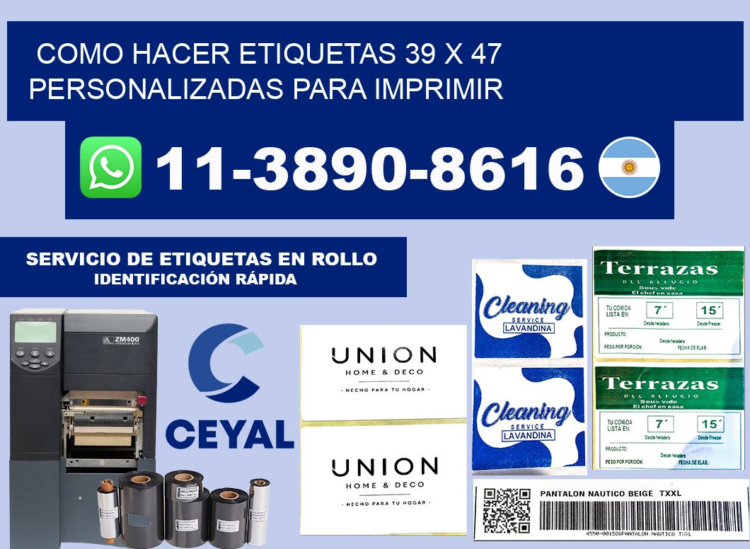 como hacer etiquetas 39 x 47 personalizadas para imprimir