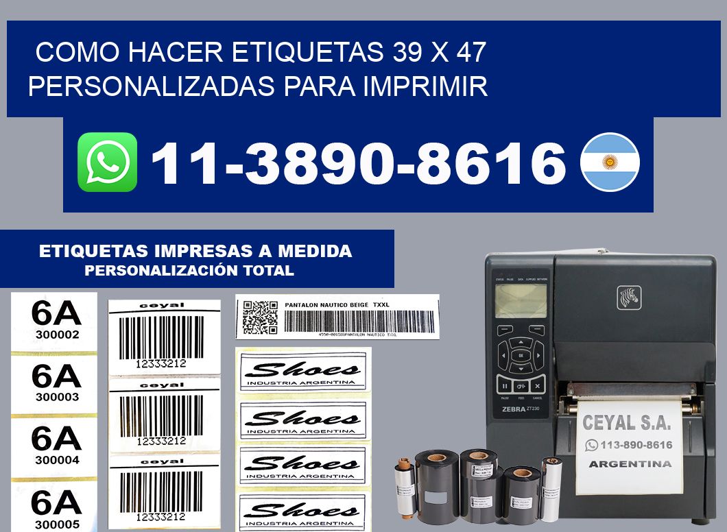 como hacer etiquetas 39 x 47 personalizadas para imprimir