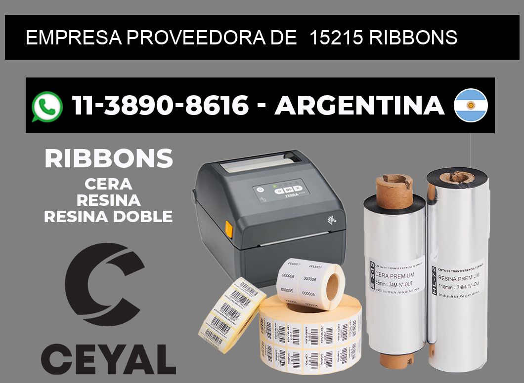 empresa proveedora de 15215 ribbons