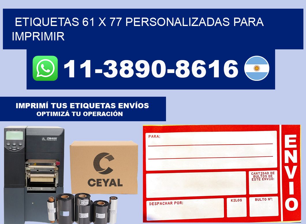 etiquetas 61 x 77 personalizadas para imprimir