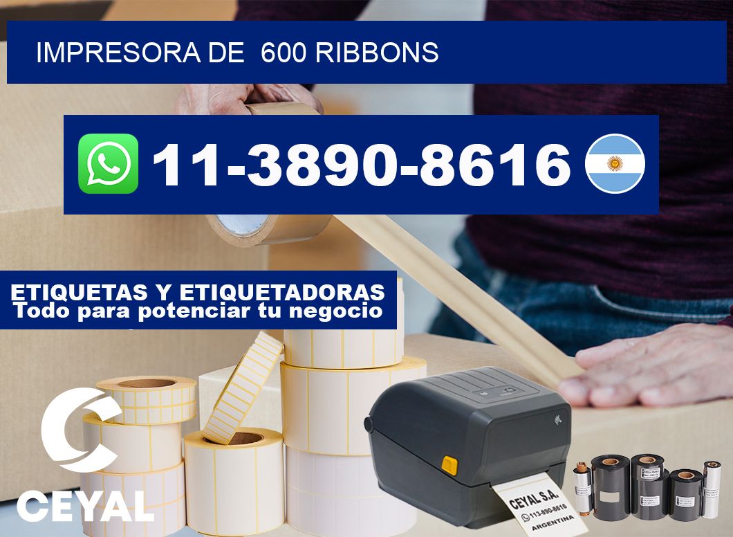 impresora de 600 ribbons