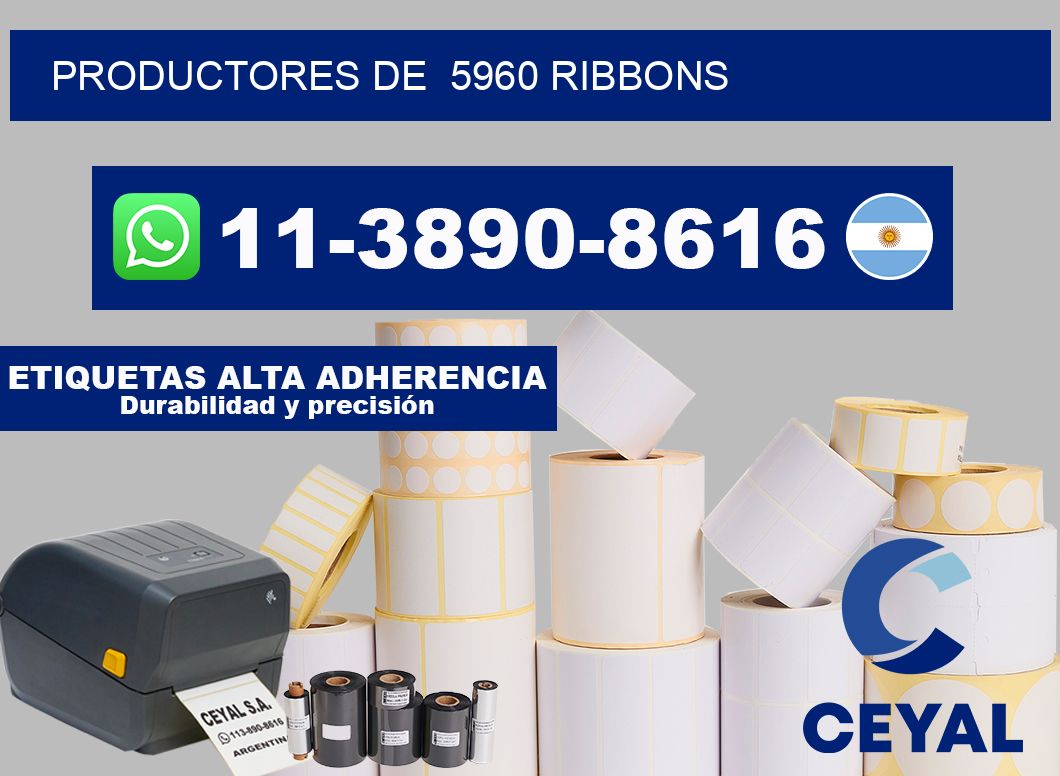 productores de  5960 ribbons