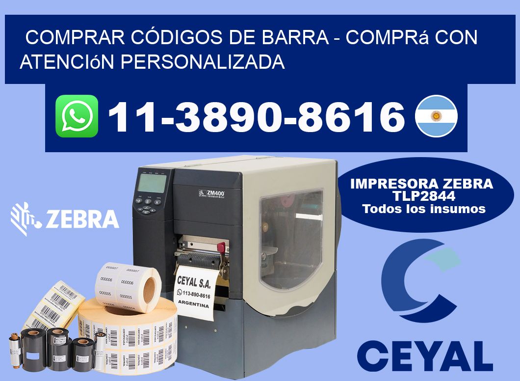 COMPRAR CÓDIGOS DE BARRA - Comprá con atención personalizada