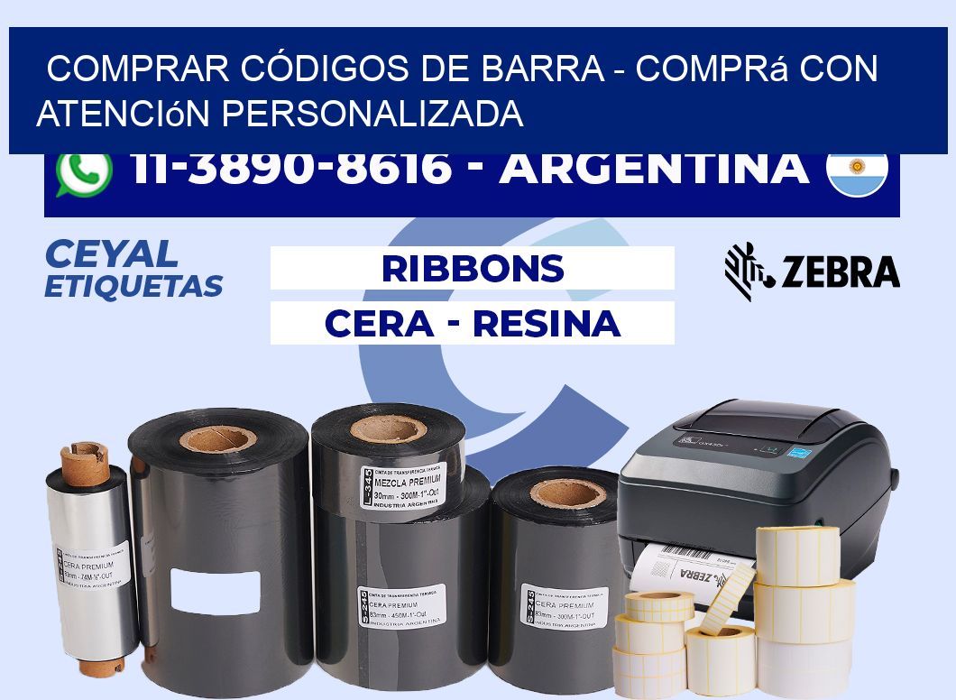 COMPRAR CÓDIGOS DE BARRA - Comprá con atención personalizada