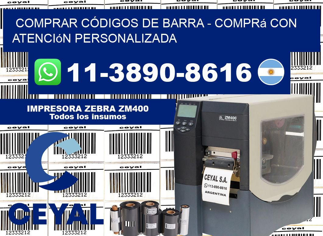 COMPRAR CÓDIGOS DE BARRA – Comprá con atención personalizada