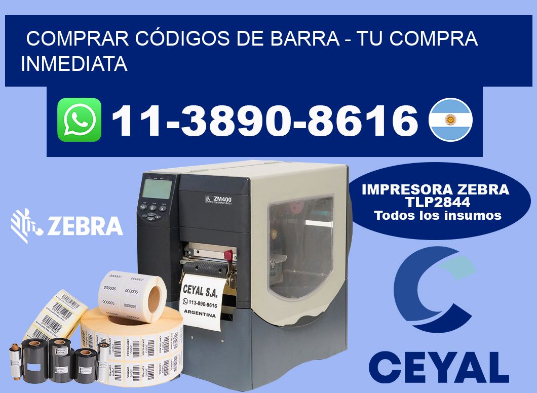 COMPRAR CÓDIGOS DE BARRA - Tu compra inmediata