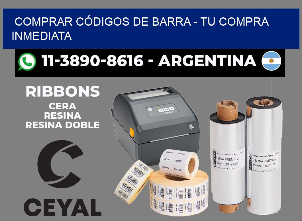 COMPRAR CÓDIGOS DE BARRA - Tu compra inmediata