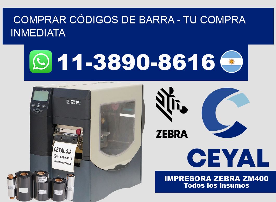 COMPRAR CÓDIGOS DE BARRA - Tu compra inmediata
