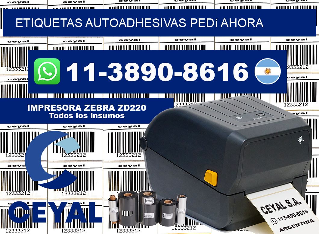 ETIQUETAS AUTOADHESIVAS Pedí ahora