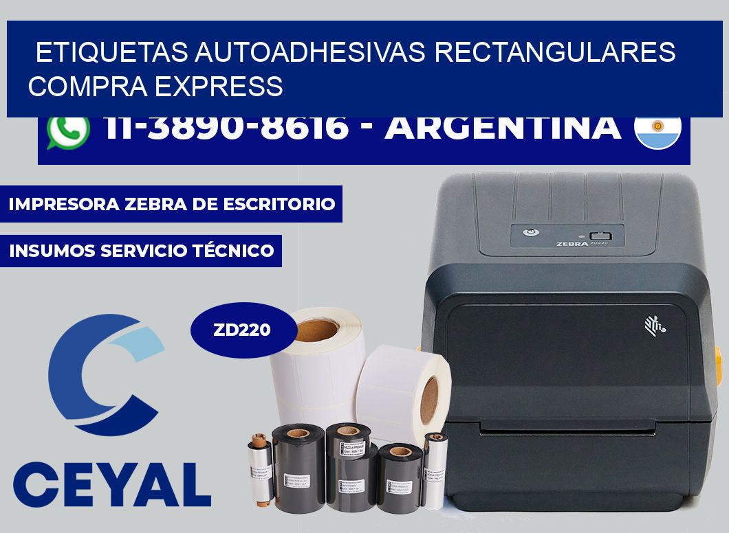 ETIQUETAS AUTOADHESIVAS RECTANGULARES Compra express