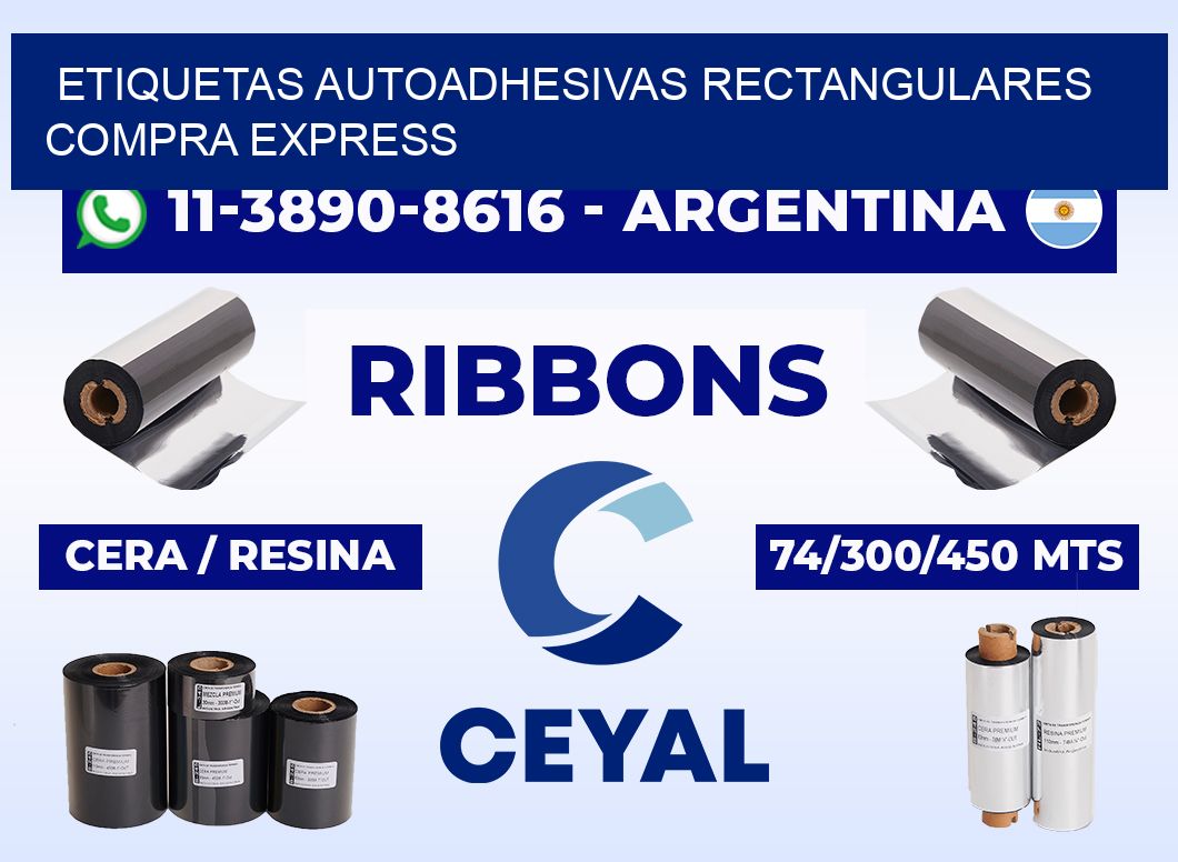ETIQUETAS AUTOADHESIVAS RECTANGULARES Compra express
