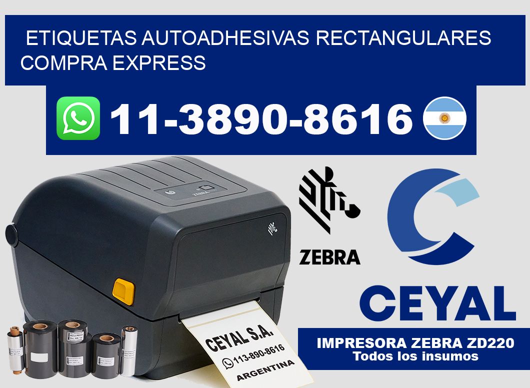 ETIQUETAS AUTOADHESIVAS RECTANGULARES Compra express