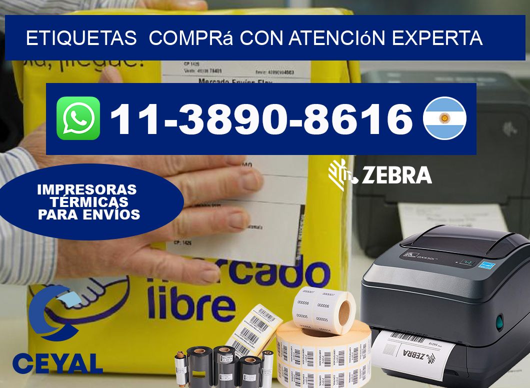 ETIQUETAS  Comprá con atención experta