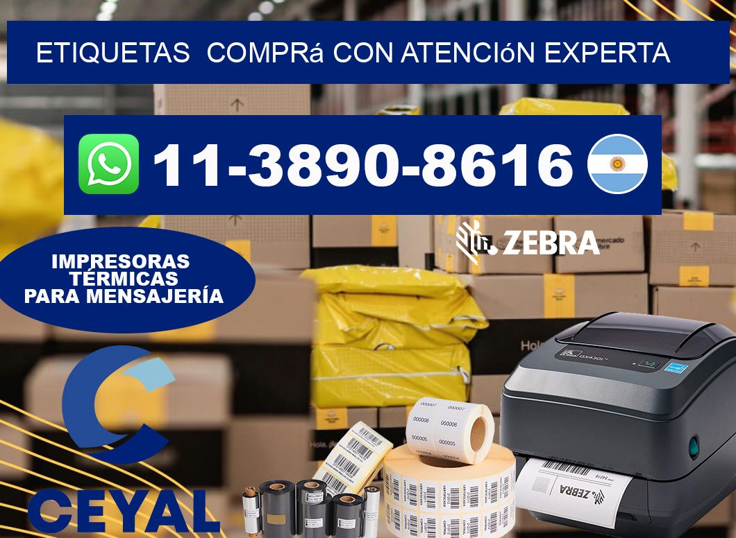 ETIQUETAS  Comprá con atención experta