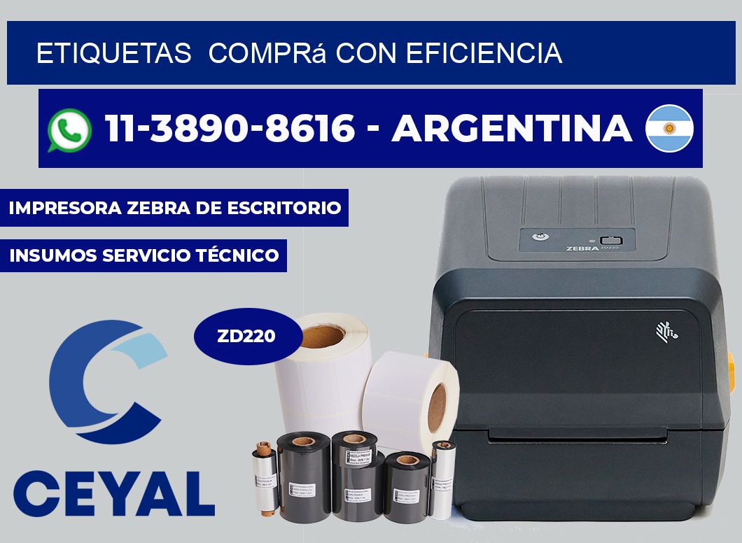 ETIQUETAS  Comprá con eficiencia