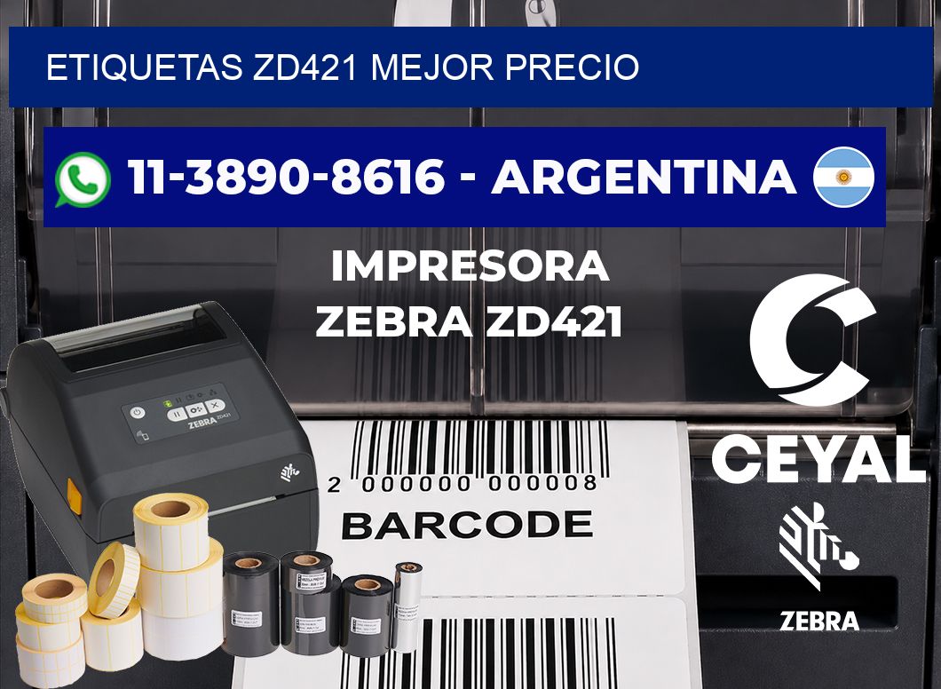 ETIQUETAS ZD421 mejor precio