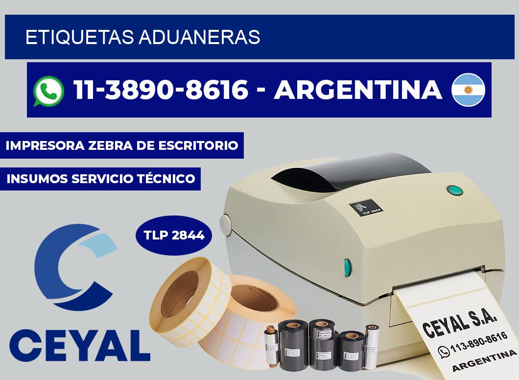 ETIQUETAS aduaneras