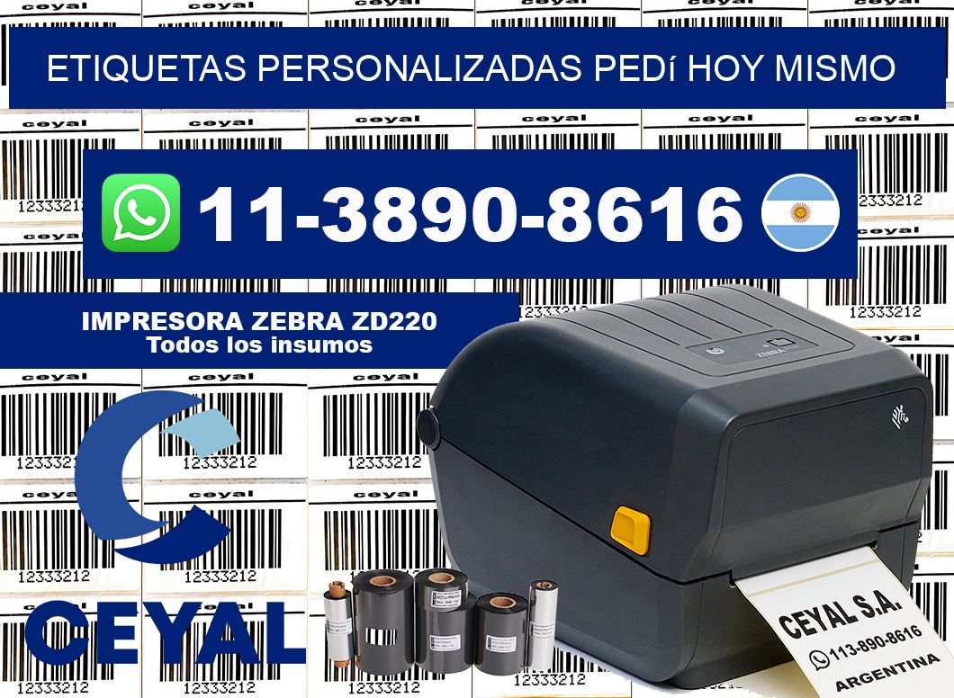 etiquetas personalizadas Pedí hoy mismo
