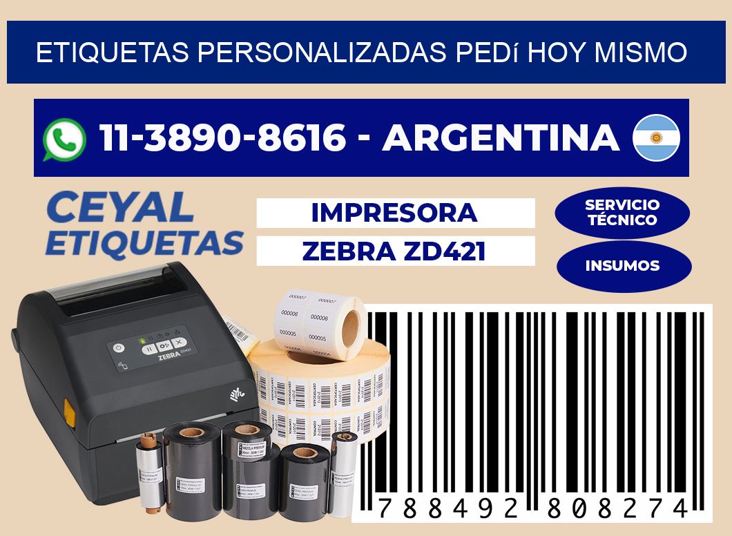 etiquetas personalizadas Pedí hoy mismo