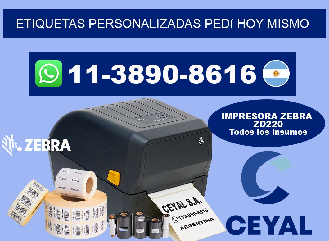 etiquetas personalizadas Pedí hoy mismo