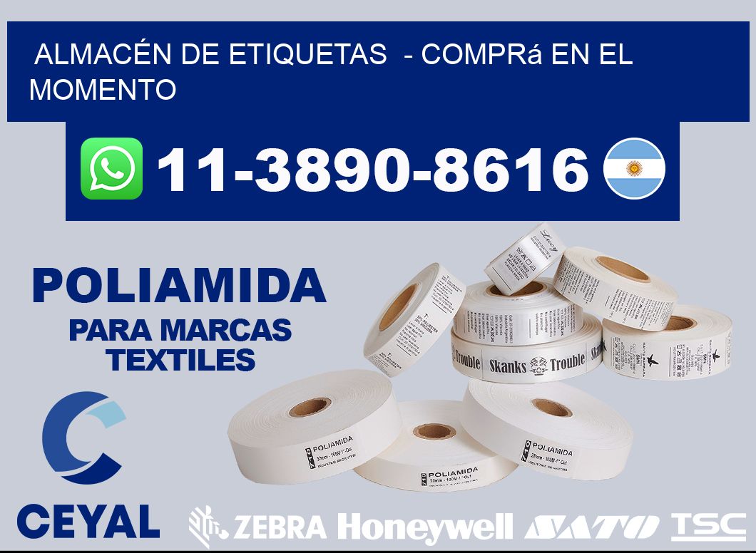 ALMACÉN DE ETIQUETAS  - Comprá en el momento