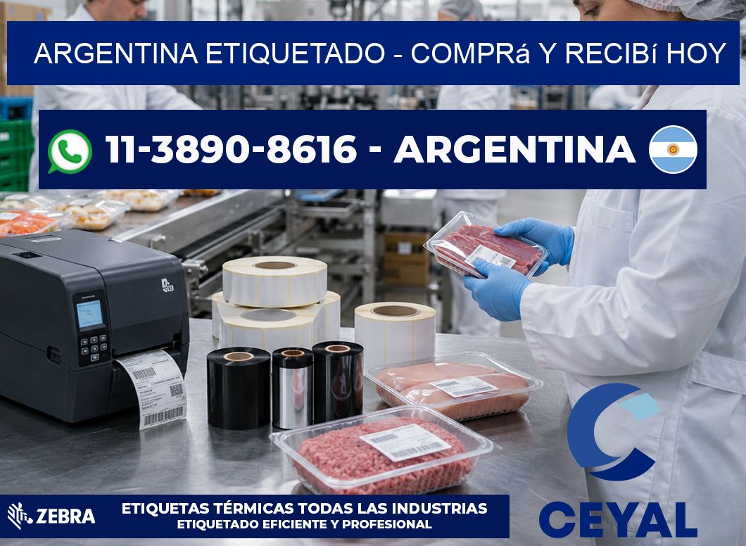 ARGENTINA ETIQUETADO - Comprá y recibí hoy