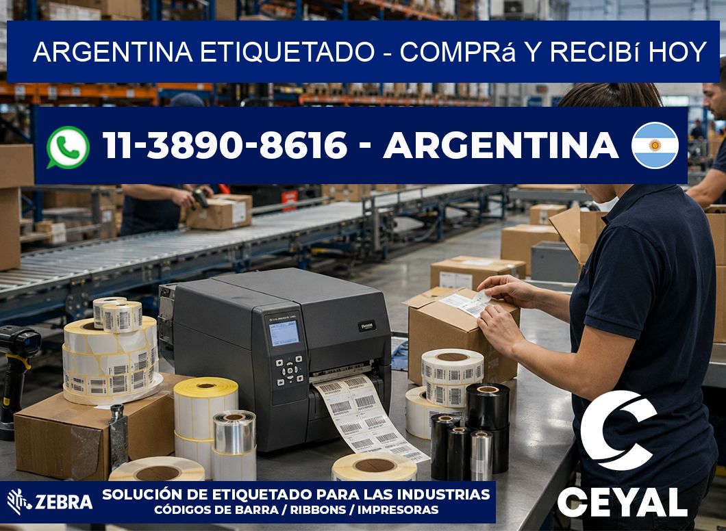 ARGENTINA ETIQUETADO - Comprá y recibí hoy