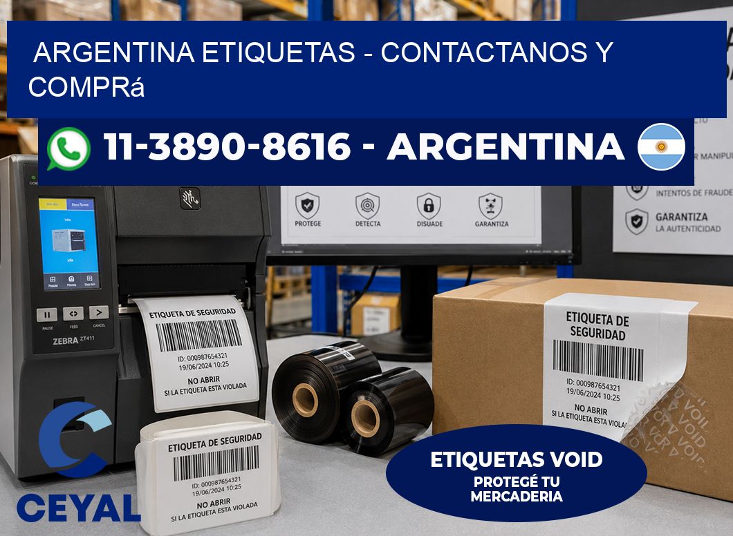 ARGENTINA ETIQUETAS - Contactanos y comprá