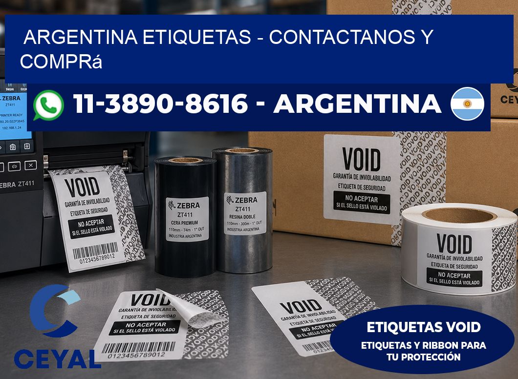 ARGENTINA ETIQUETAS - Contactanos y comprá