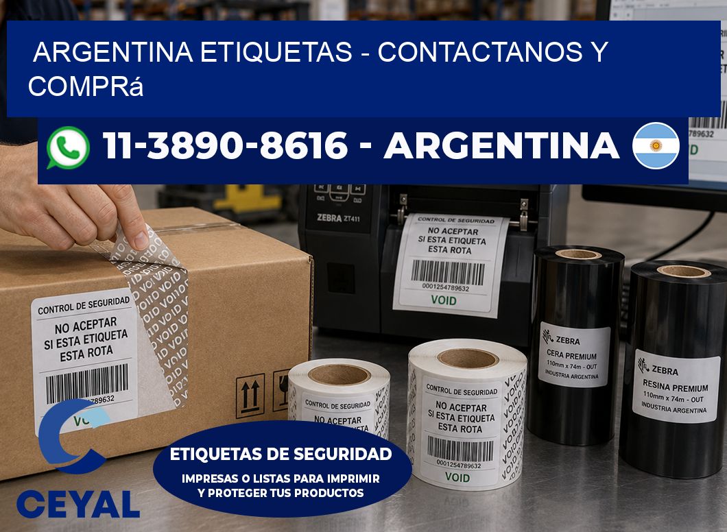ARGENTINA ETIQUETAS - Contactanos y comprá