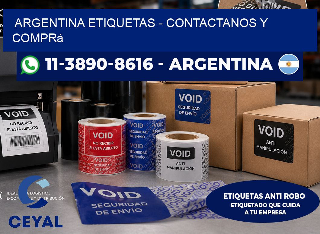 ARGENTINA ETIQUETAS - Contactanos y comprá