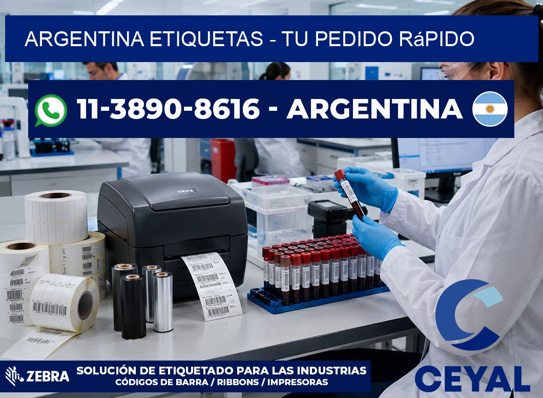 ARGENTINA ETIQUETAS - Tu pedido rápido
