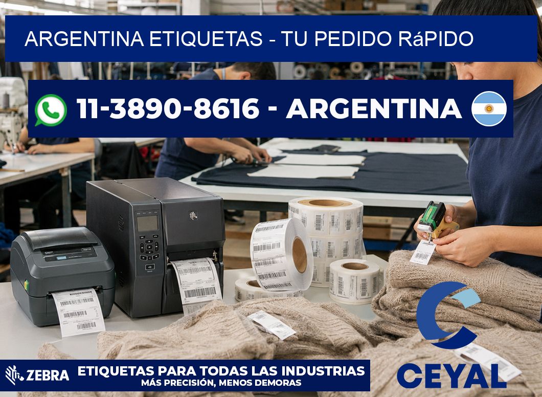 ARGENTINA ETIQUETAS - Tu pedido rápido