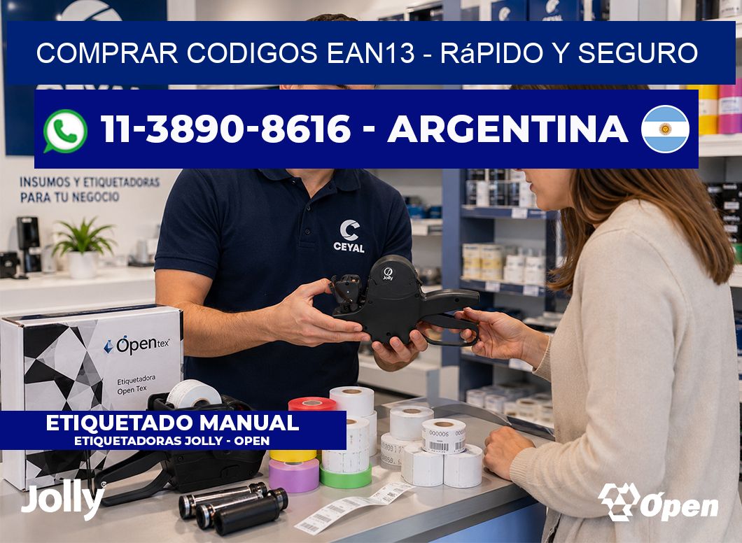 COMPRAR CODIGOS EAN13 - rápido y seguro