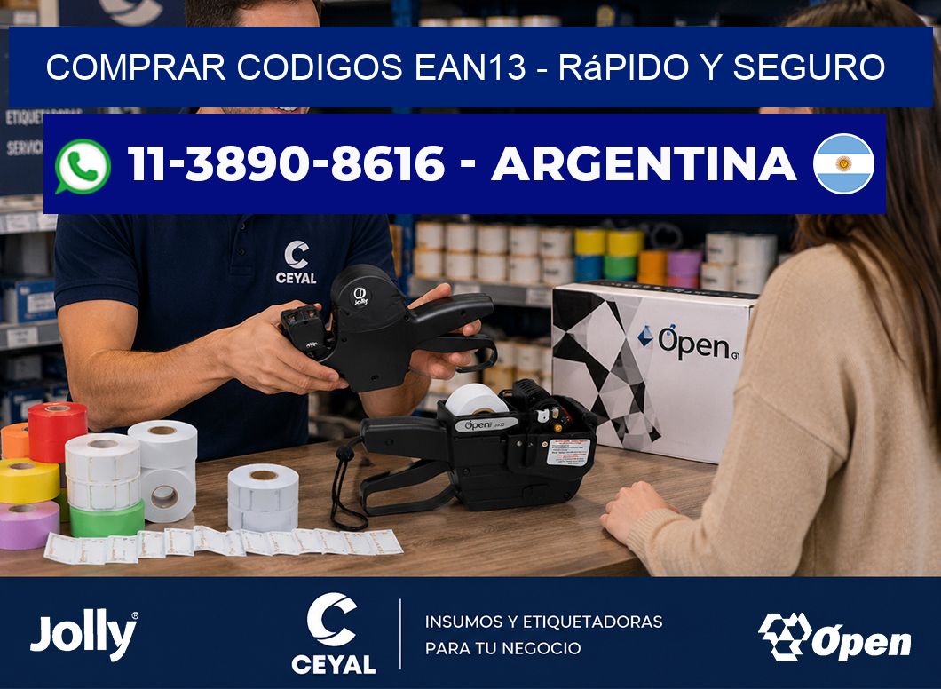 COMPRAR CODIGOS EAN13 - rápido y seguro
