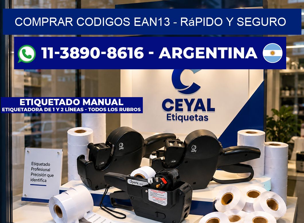 COMPRAR CODIGOS EAN13 – rápido y seguro