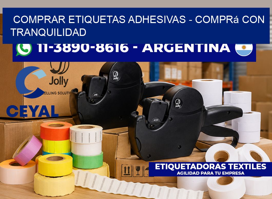 COMPRAR ETIQUETAS ADHESIVAS - Comprá con tranquilidad