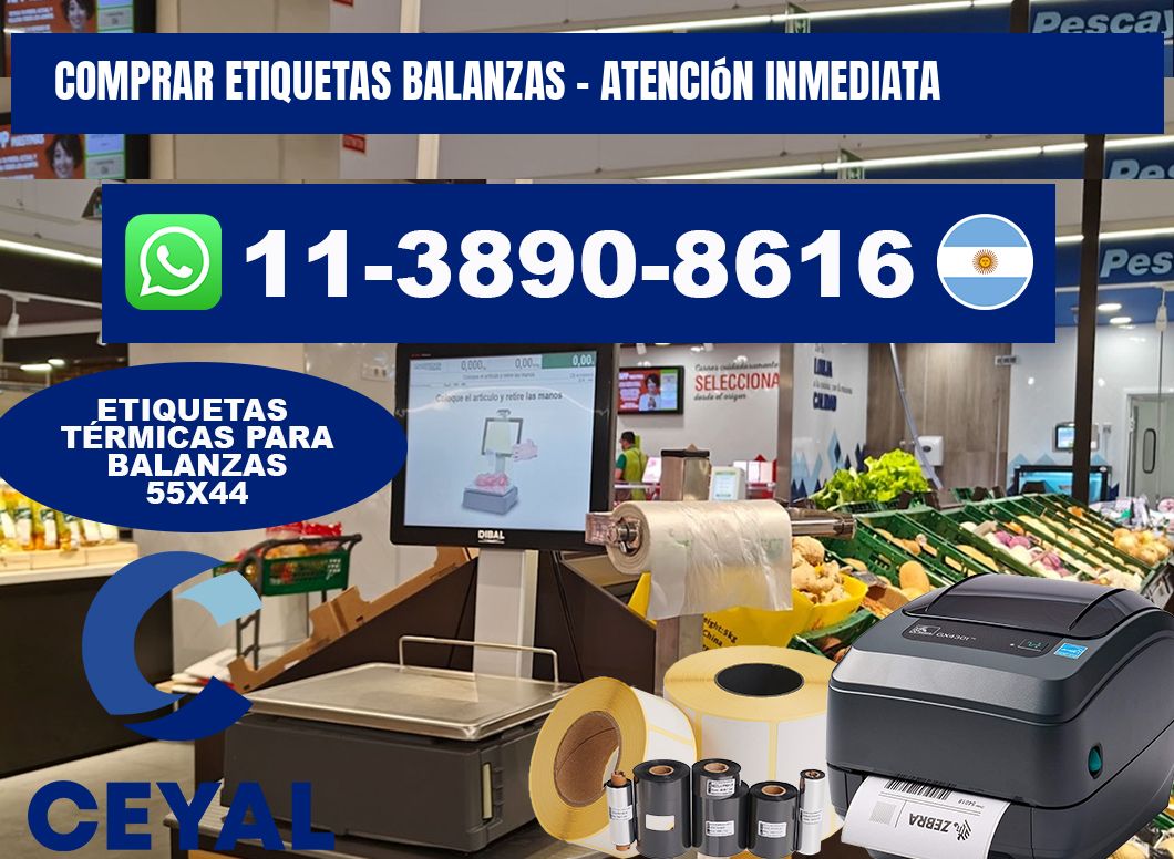 COMPRAR ETIQUETAS BALANZAS - Atención inmediata