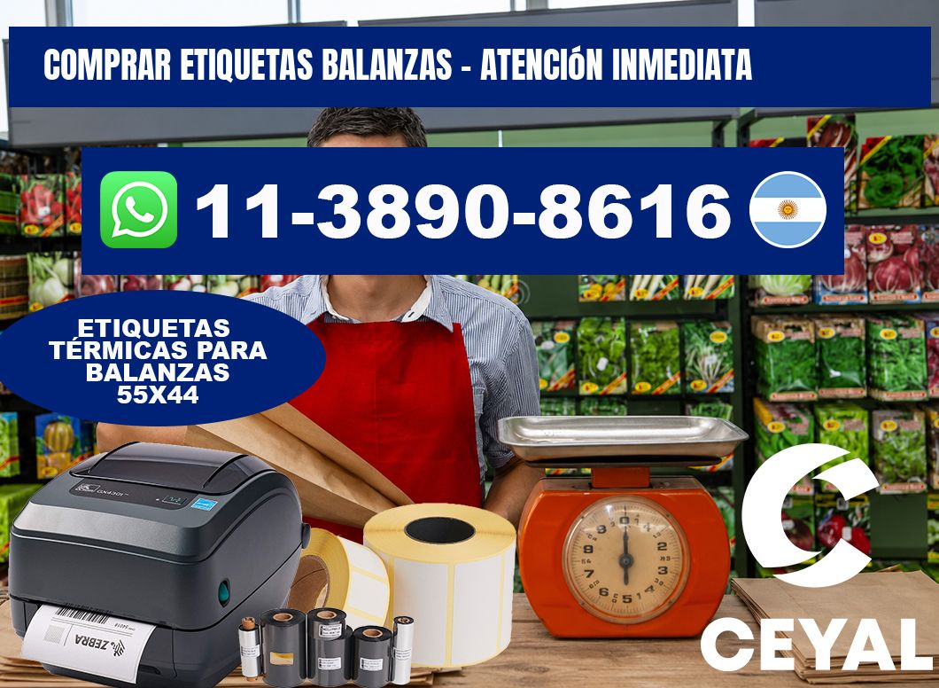 COMPRAR ETIQUETAS BALANZAS - Atención inmediata