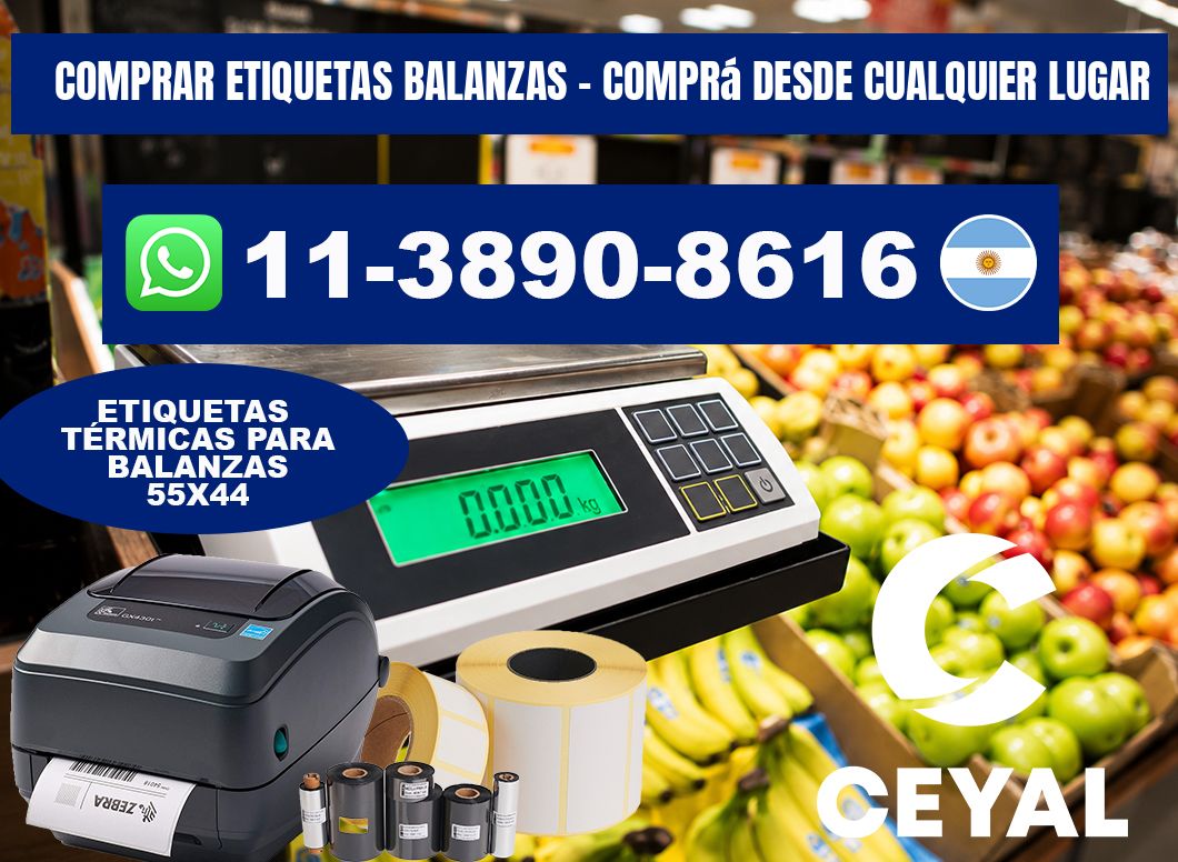 COMPRAR ETIQUETAS BALANZAS - Comprá desde cualquier lugar