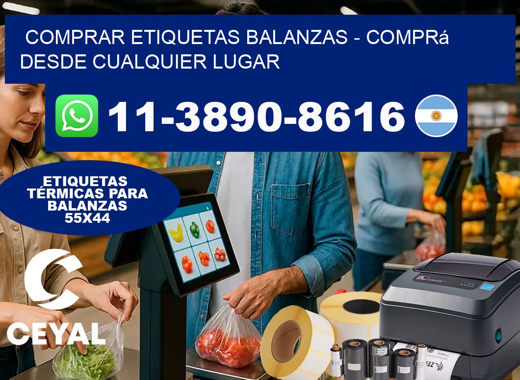 COMPRAR ETIQUETAS BALANZAS - Comprá desde cualquier lugar