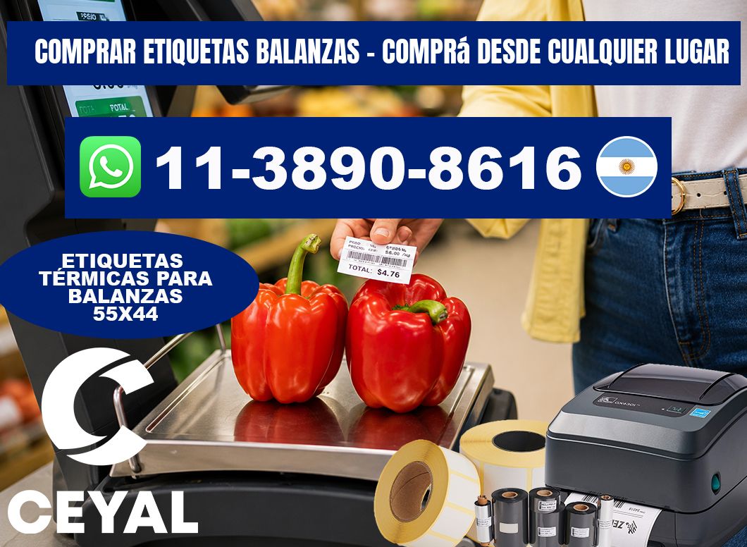COMPRAR ETIQUETAS BALANZAS - Comprá desde cualquier lugar