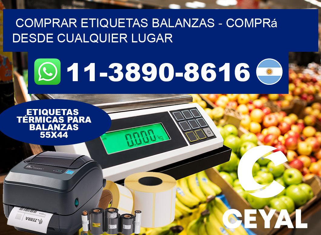COMPRAR ETIQUETAS BALANZAS – Comprá desde cualquier lugar