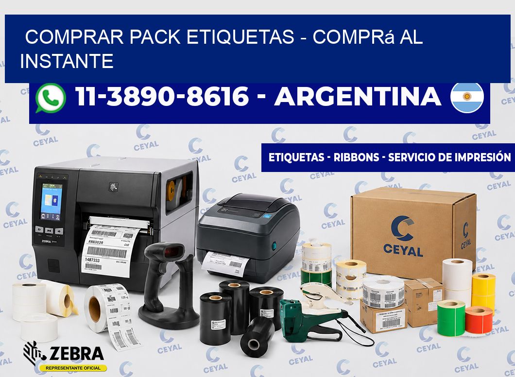 COMPRAR PACK ETIQUETAS - Comprá al instante