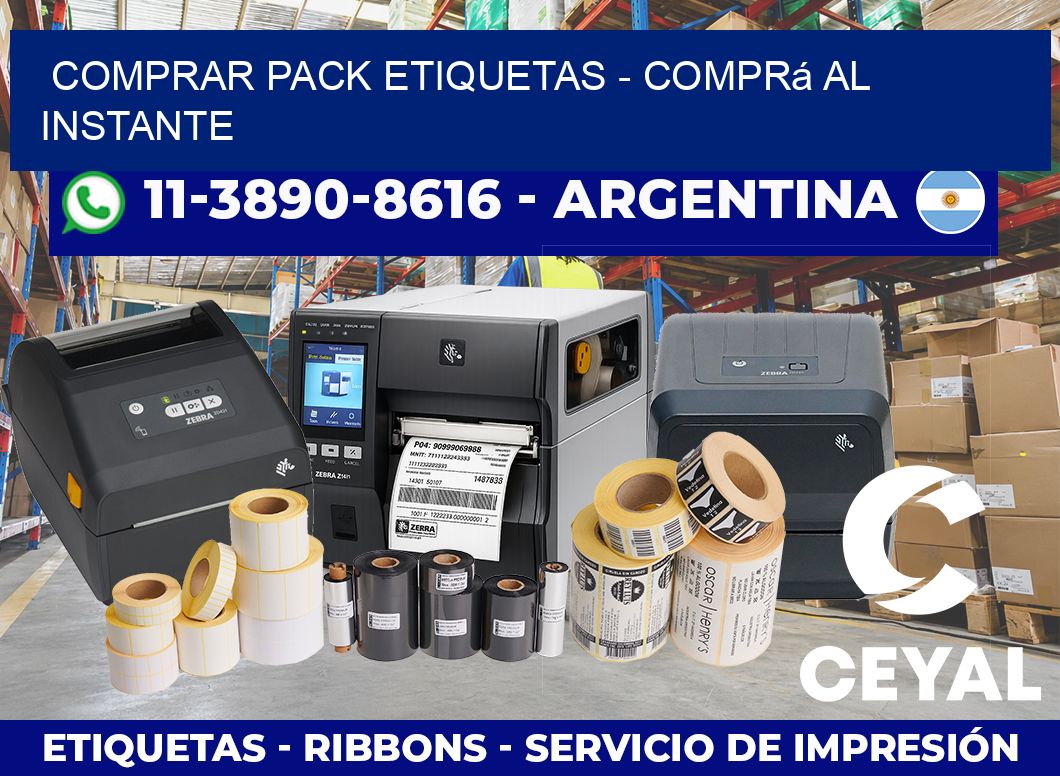 COMPRAR PACK ETIQUETAS – Comprá al instante