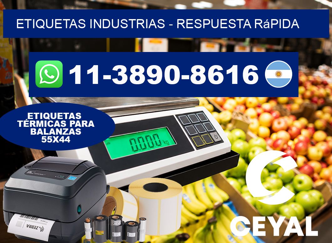 ETIQUETAS INDUSTRIAS - Respuesta rápida
