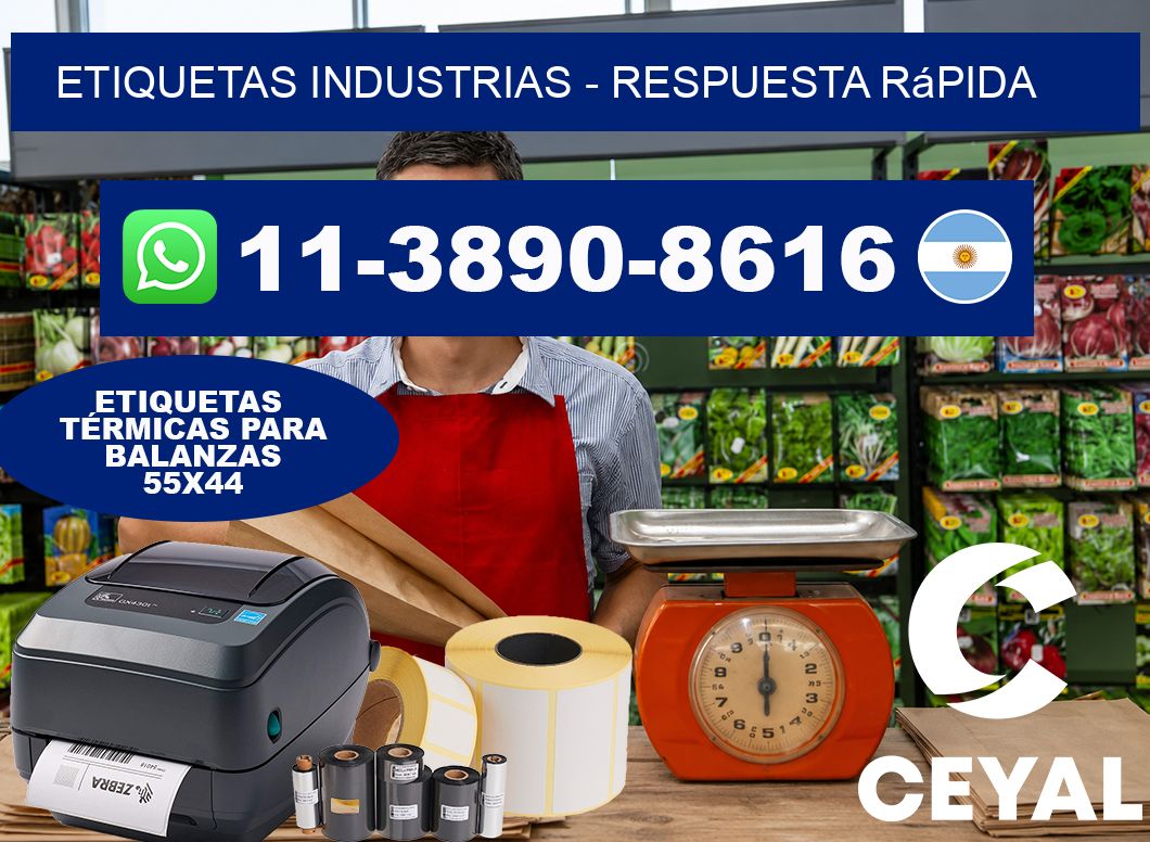 ETIQUETAS INDUSTRIAS – Respuesta rápida