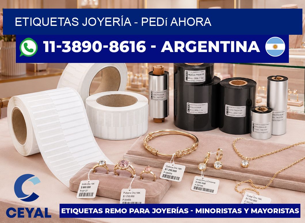 ETIQUETAS JOYERÍA – Pedí ahora
