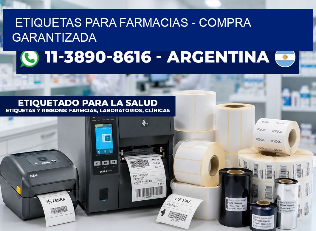 ETIQUETAS PARA FARMACIAS - Compra garantizada