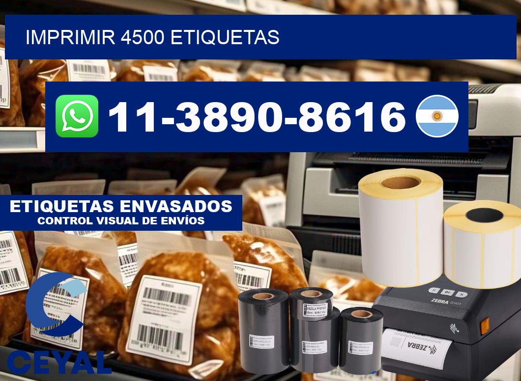 IMPRIMIR 4500 ETIQUETAS